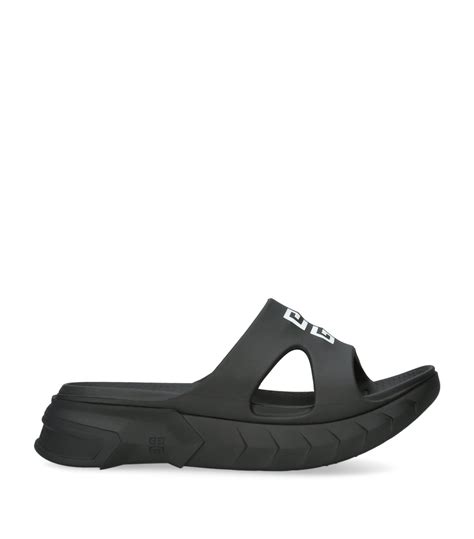 black givenchy slides women's|Givenchy marshmallow slide.